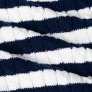 Striped Cable Knit Kids Sweater
