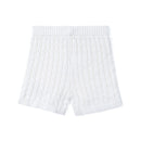 Cable Knit Short in White