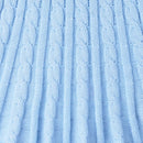 Cable Knit Skirts in Baby Blue