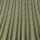 Cable Knit Skirts in Sage Green