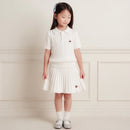 Cable Knit Skirts in White