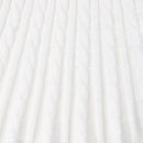 Cable Knit Skirts in White