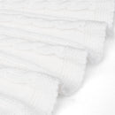 Cable Knit Skirts in White