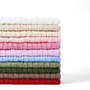 Cable Knit Sleeveless Polo Shirt in Pink