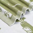 Golf Jacquard Knit Baby Blanket