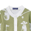 Golf Baby Knit Button Romper