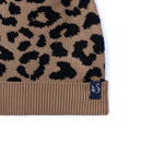 Leopard Baby Knit Beanie