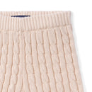 Cable Knit Short in Beige