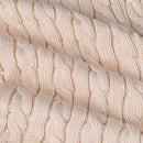 Cable Knit Short in Beige