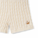 Cable Knit Short in Cream