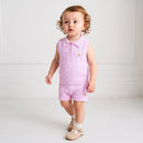 Cable Knit Short in Lilac