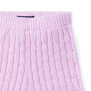Cable Knit Short in Lilac