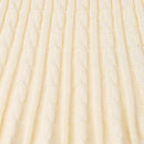 Cable Knit Skirts in Cream