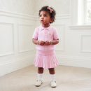 Cable Knit Skirts in Lilac