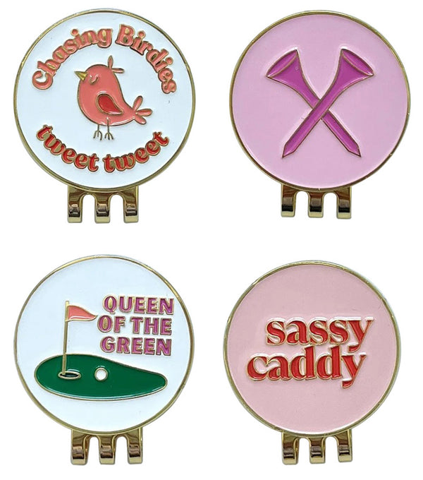 Sassy Caddy: Golf Ball Markers (Set of 4) Bundle 1