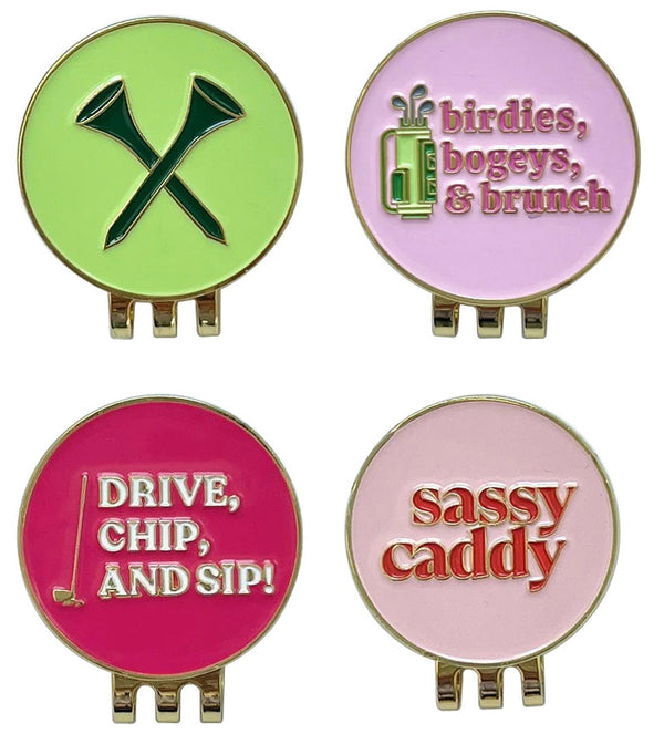 Sassy Caddy: Golf Ball Markers (Set of 4) Bundle 2