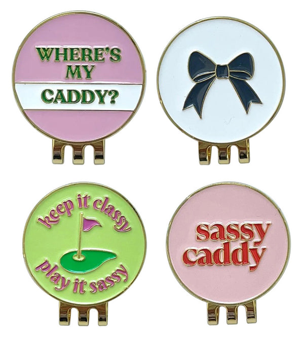 Sassy Caddy: Golf Ball Markers (Set of 4) Bundle 3