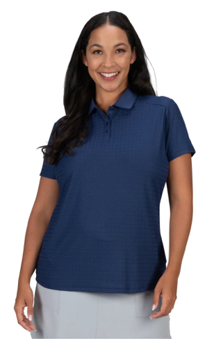 Nancy Lopez Golf: Women's Short Sleeve Plus Polo - Journey
