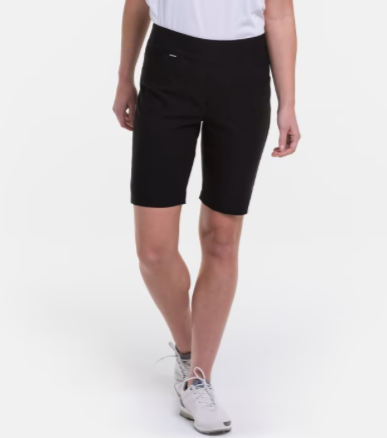 EP NY Golf: Women's Bi Stretch Pull On Black Short -NS8001X (Size Large) SALE