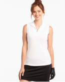 EP NY Golf: Women's Sleeveless Convertible Zip Mock Polo - NS5111X