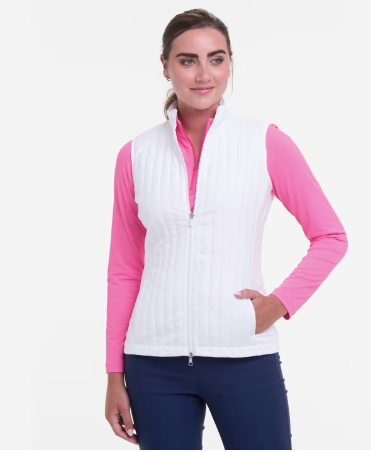 EP NY Golf: Women's Vertical Quilted Vest
