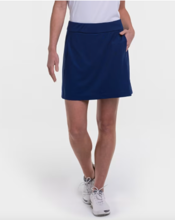 EP NY Golf: Women's Knit Skort With Back Mesh Pleat Detail - ns1001x