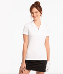 EP NY Golf: Women's Short Sleeve Convertible Zip Mock Polo - NS5110X