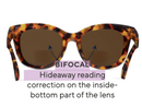 Center Stage Tortoise Bifocal Sunglasses by Peepers