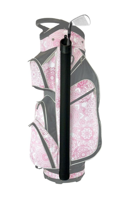 Taboo Fashions: Ladies External Putter Tube for Golf Bag - Pink Mandala