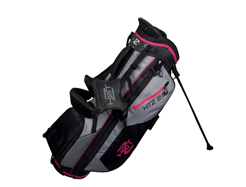 Hot-Z Golf: 2.0 Stand Bag - Black/Grey/Pink