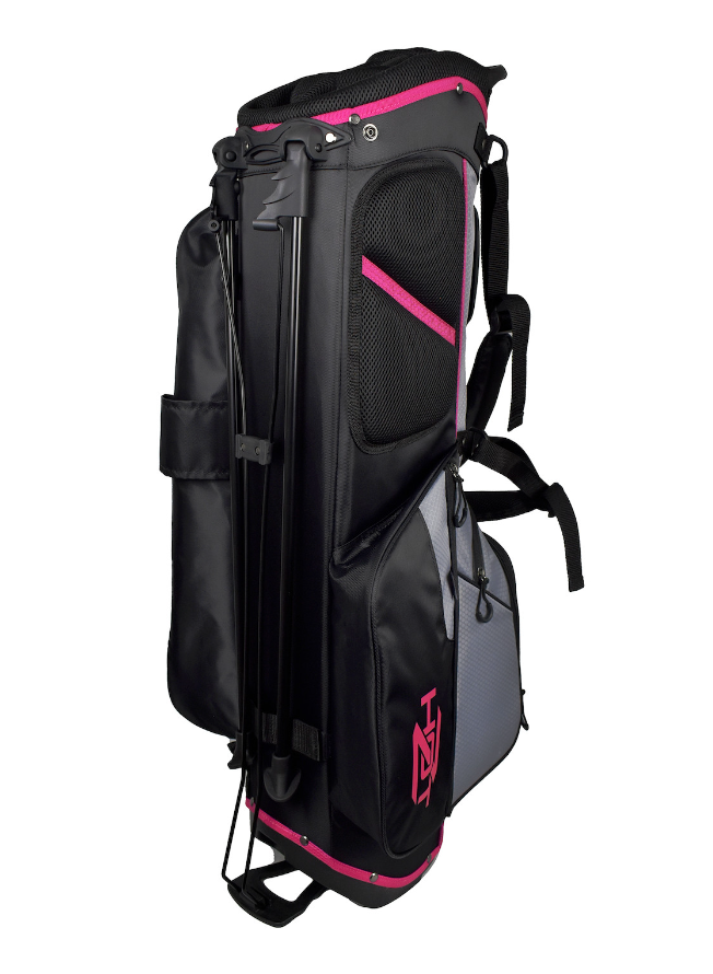 Hot-Z Golf: 2.0 Stand Bag - Black/Grey/Pink