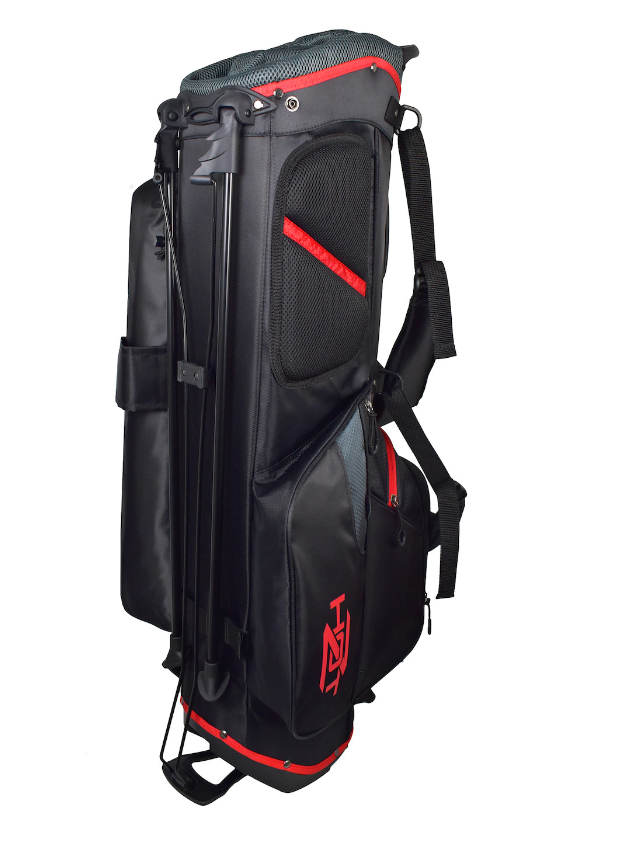 Hot-Z Golf: 2.0 Stand Bag - Black/Grey/Red