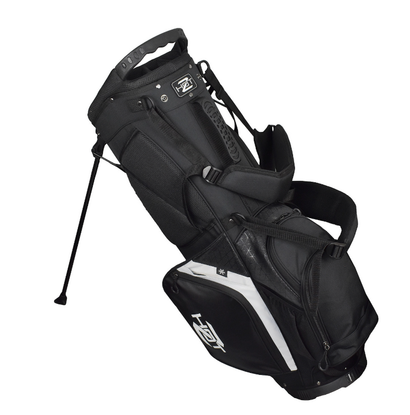 Hot-Z Golf: 3.0 Stand Bag - Black/Black/White