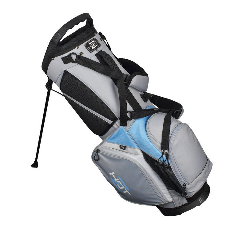 Hot-Z Golf: 3.0 Stand Bag - Grey/Light Blue/White