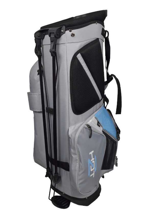 Hot-Z Golf: 3.0 Stand Bag - Grey/Light Blue/White