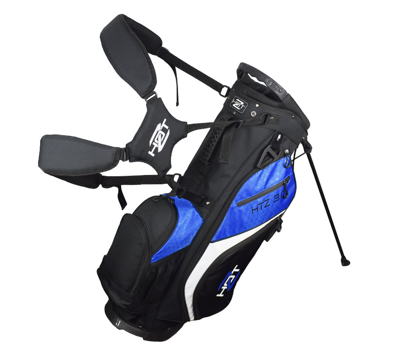 Hot-Z Golf: 3.0 Stand Bag - Black/Blue/White