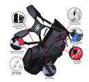 Hot-Z Golf: 3.0 Stand Bag - Grey/Black