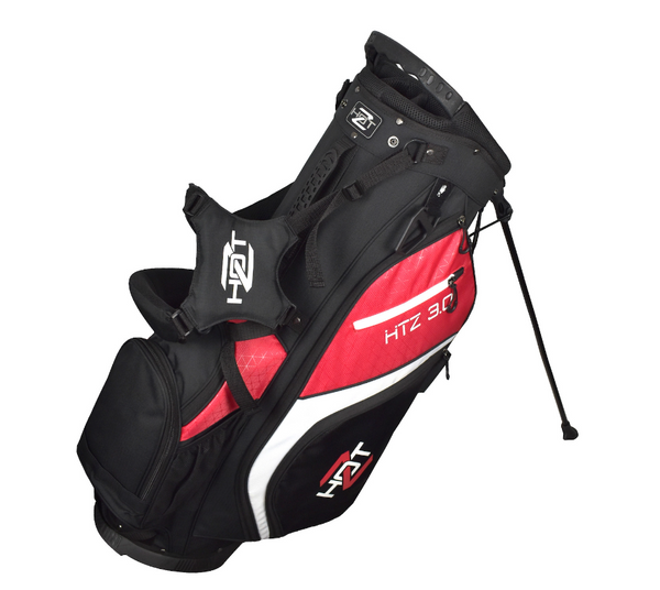 Hot-Z Golf: 3.0 Stand Bag - Black/Red/White