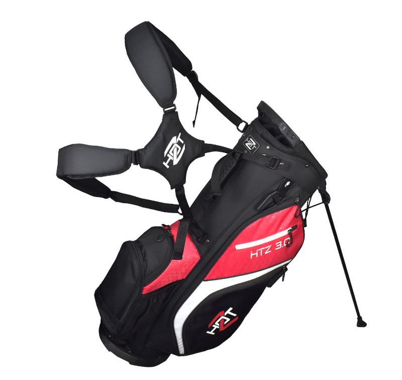 Hot-Z Golf: 3.0 Stand Bag - Black/Red/White