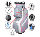 Snake Eyes Golf: 2025 Ladies Cart Bag - SE500 Golf Cart Bags