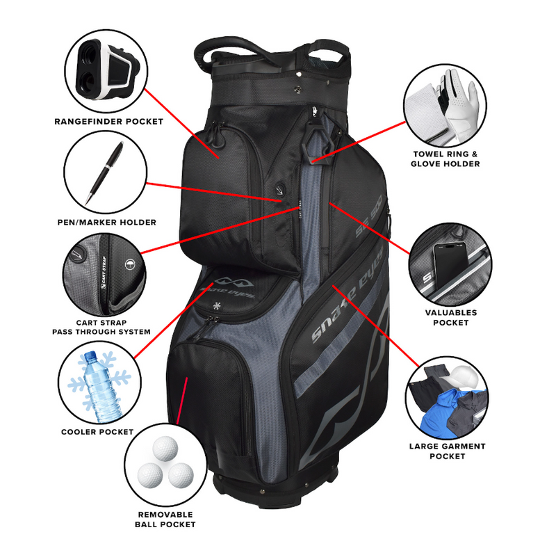 Snake Eyes Golf: Cart Bag - 2025 SE500