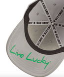 Black Clover: Premium Clover 134 Hat (Gray with Green Clover) Hats