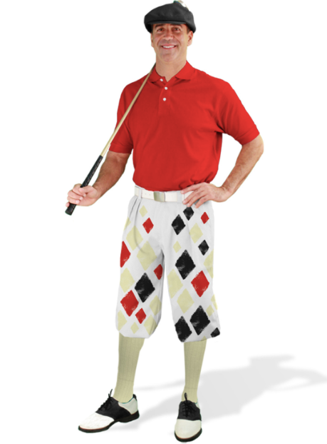 Golf Knickers: Mens Argyle Sknickers Knickers Outfit - C