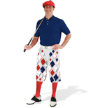 Golf Knickers: Mens Argyle Sknickers Knickers Outfit - E Clothing