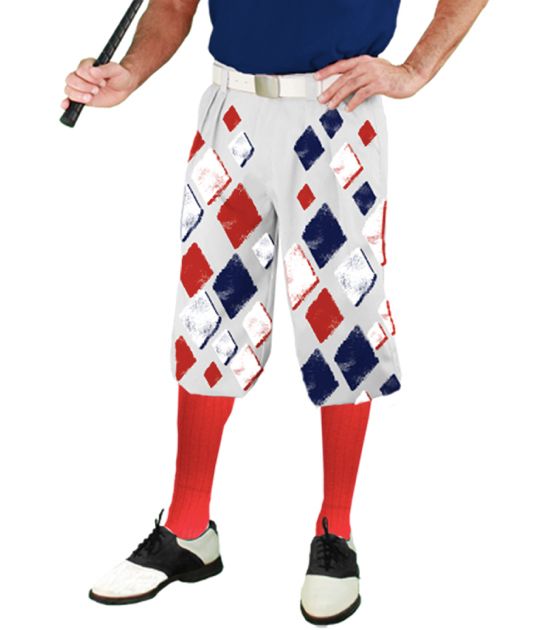 Golf Knickers: Mens Argyle Sknickers Knickers Outfit - E