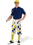 Golf Knickers: Mens Argyle Sknickers Knickers Outfit - F Clothing