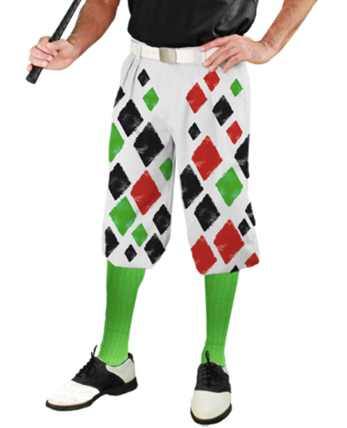 Golf Knickers: Mens Argyle Sknickers Knickers Outfit - G