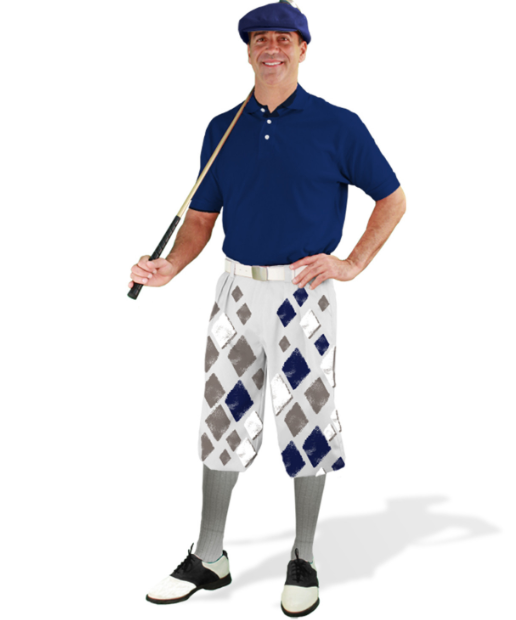 Golf Knickers: Mens Argyle Sknickers Knickers Outfit - H