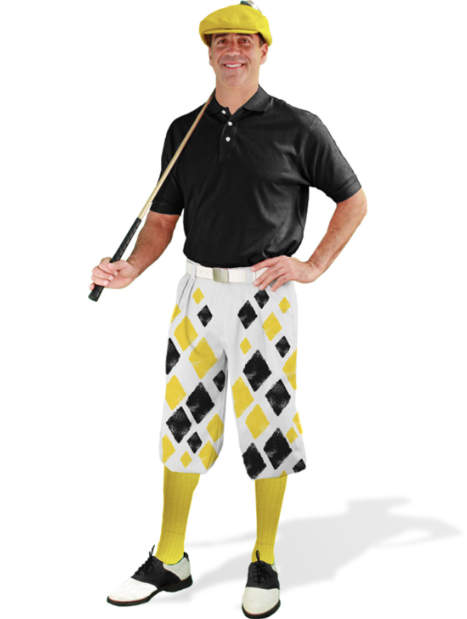 Golf Knickers: Mens Argyle Sknickers Knickers Outfit - I