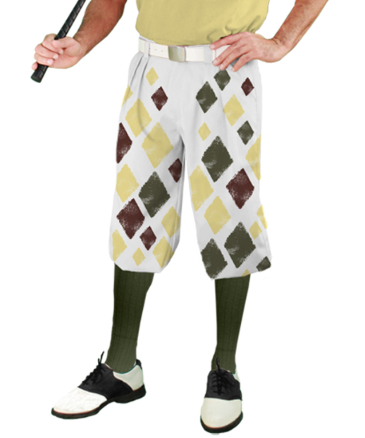 Golf Knickers: Mens Argyle Sknickers Knickers Outfit - J